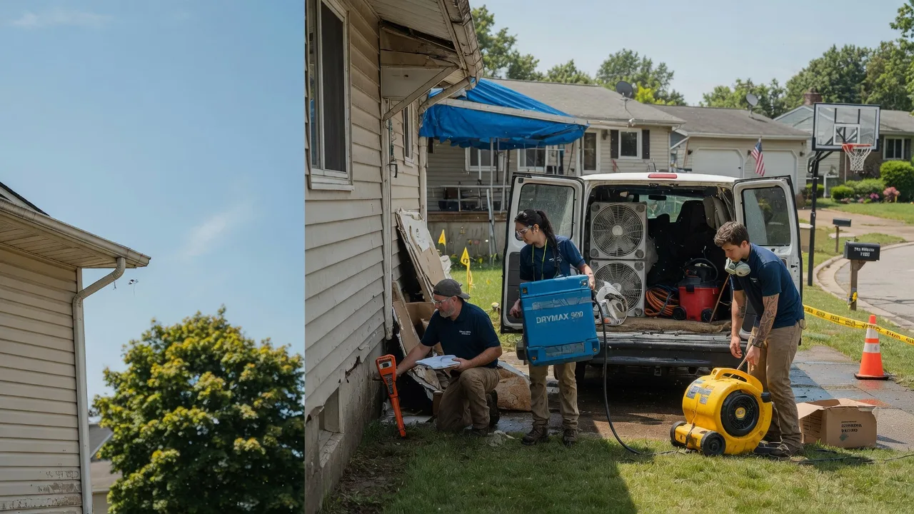 Ceiling Leak Cleanup in Warba, MN near me